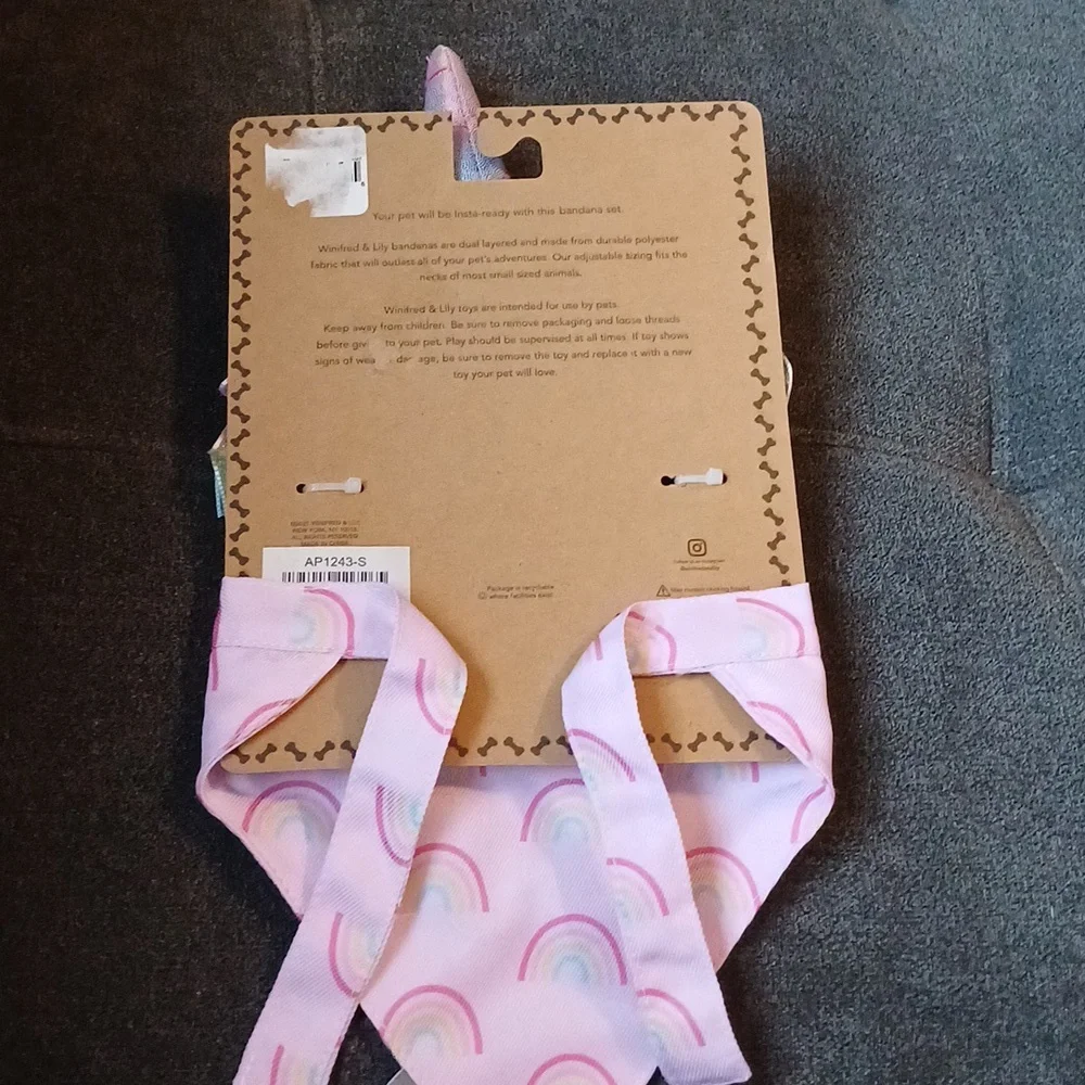 Pet Horn & Bandana New with tag